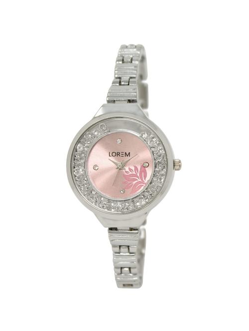 lorem analog pink color dial watch for women-lk-226 - 16908695 - Very Small Image - 1