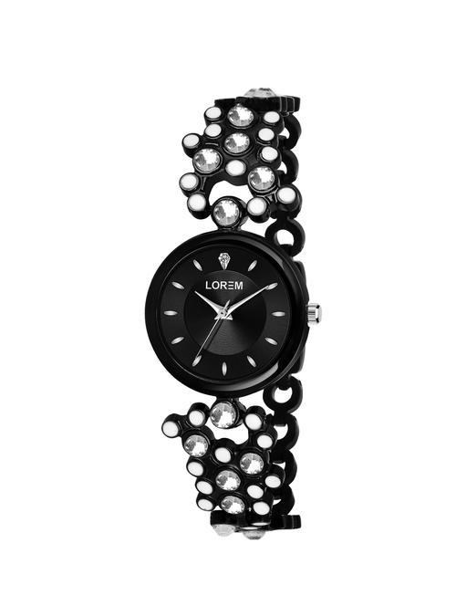 lorem analog black color dial watch for girls-lk-255 - 16908710 - Very Small Image - 1