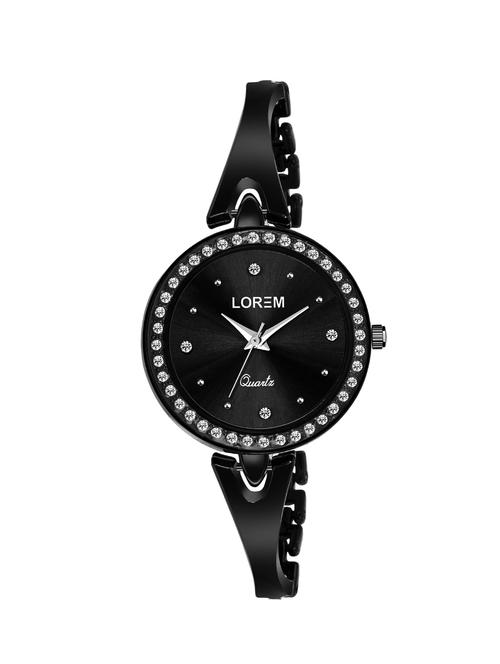lorem analog black color dial watch for girls-lk-268 - 16908718 - Very Small Image - 1