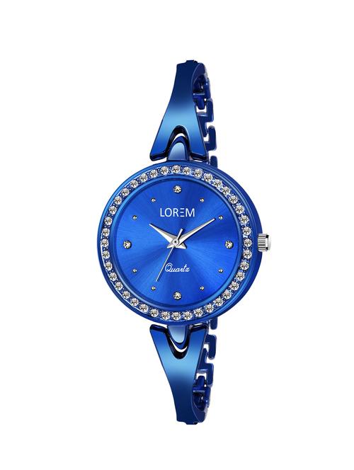 lorem analog blue color dial watch for girls-lk-270 - 16908721 - Very Small Image - 1