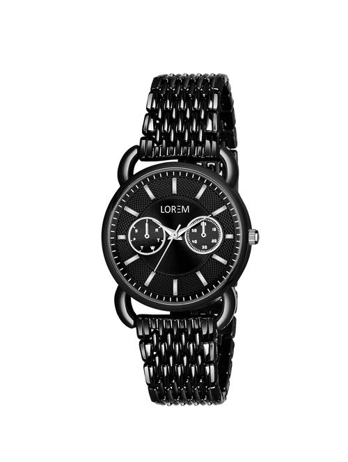 lorem analog black color dial watch for girls-lk-273 - 16908724 - Very Small Image - 1