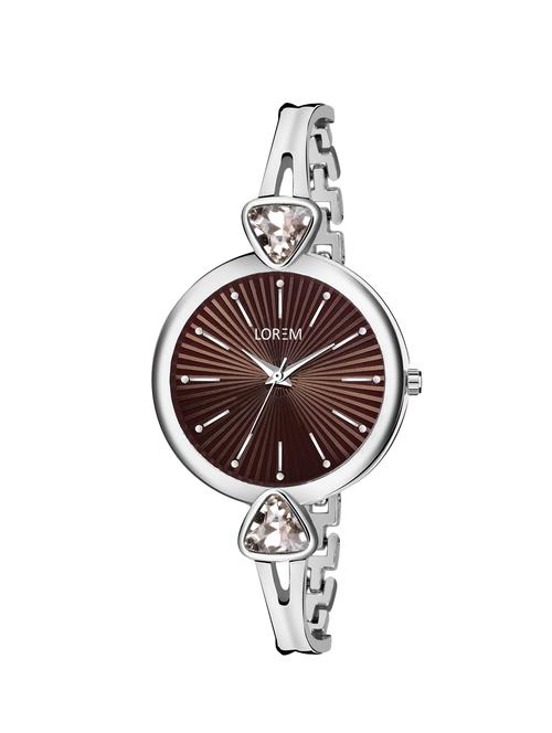 lorem analog brown color dial watch for girls-lk-278 - 16908729 - Very Small Image - 1