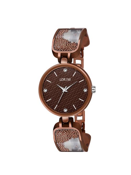 lorem analog brown color dial watch for girls-lk-283 - 16908734 - Very Small Image - 1
