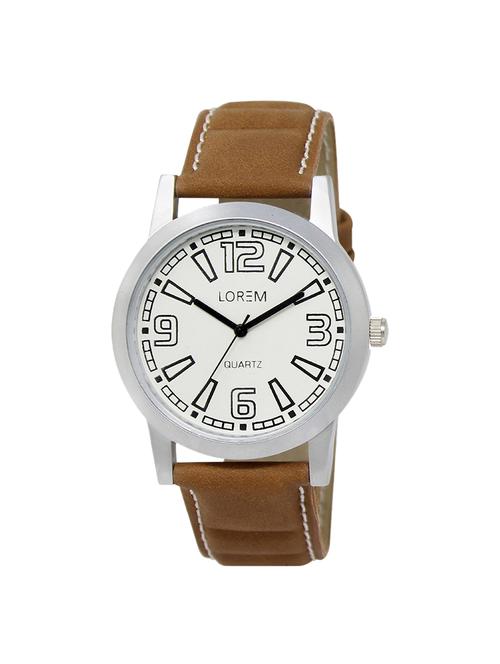 lorem analog white color dial watch for men-lk-15 - 16908793 - Very Small Image - 1