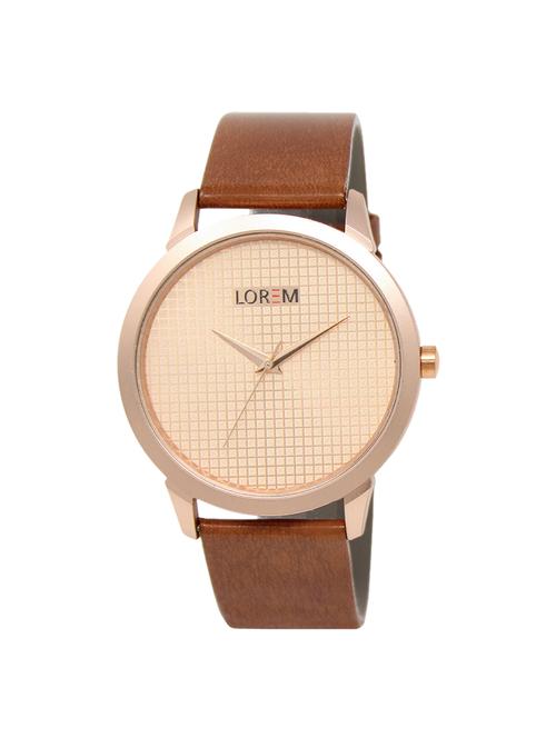 lorem analog brown color dial watch for men-lk-34 - 16908812 - Very Small Image - 1