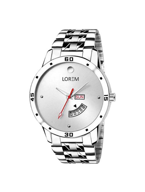 lorem analog silver color dial watch for men-lk-103 - 16908826 - Very Small Image - 1