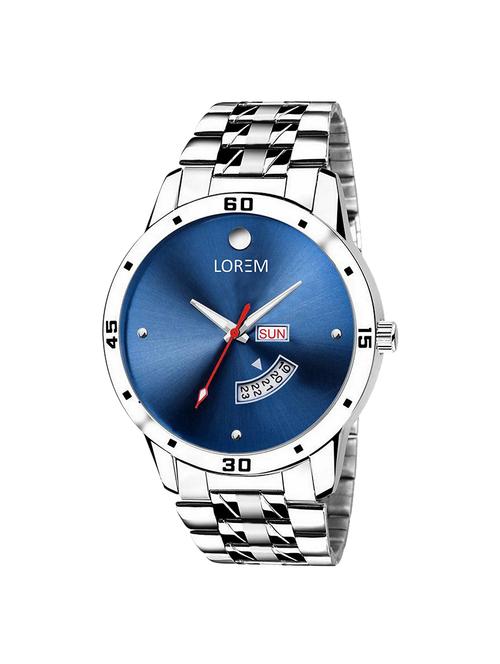 lorem analog blue color dial watch for men-lk-105 - 16908828 - Very Small Image - 1