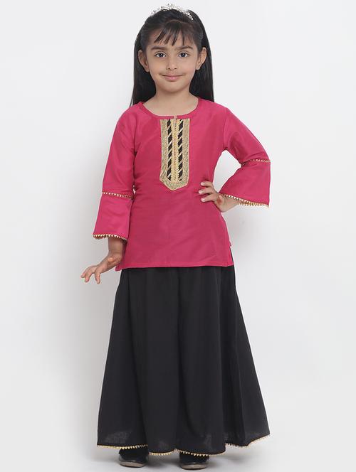 pink cotton lehenga choli - 16909768 - Very Small Image - 1