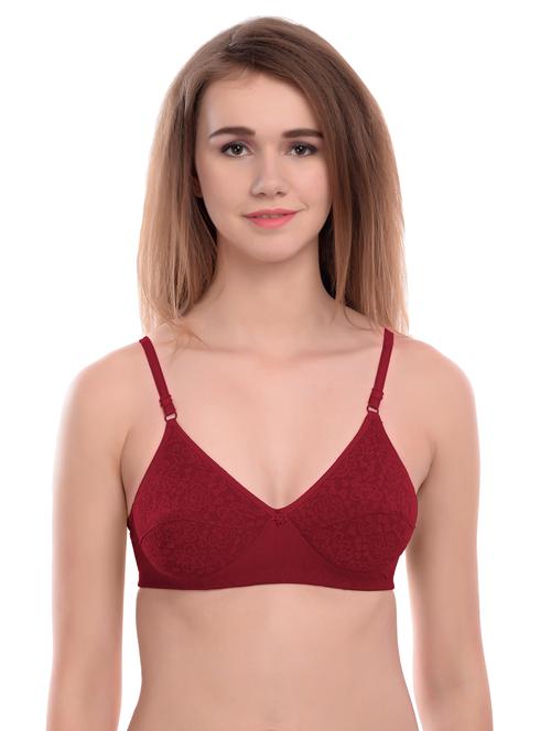 floral patch lace detail bra - 16910186 - Very Small Image - 1