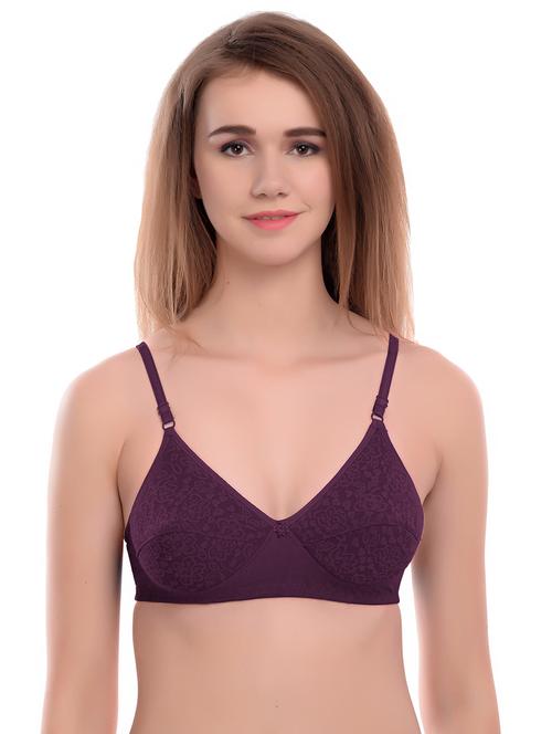 floral patch lace detail bra - 16910188 - Very Small Image - 1