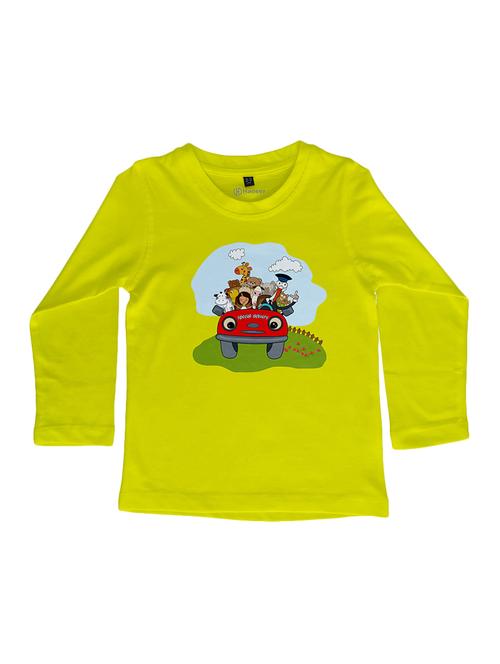 yellow cotton t-shirt - 16910202 - Very Small Image - 1