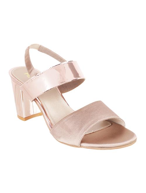pink leatherette back strap sandals - 16911720 - Very Small Image - 1