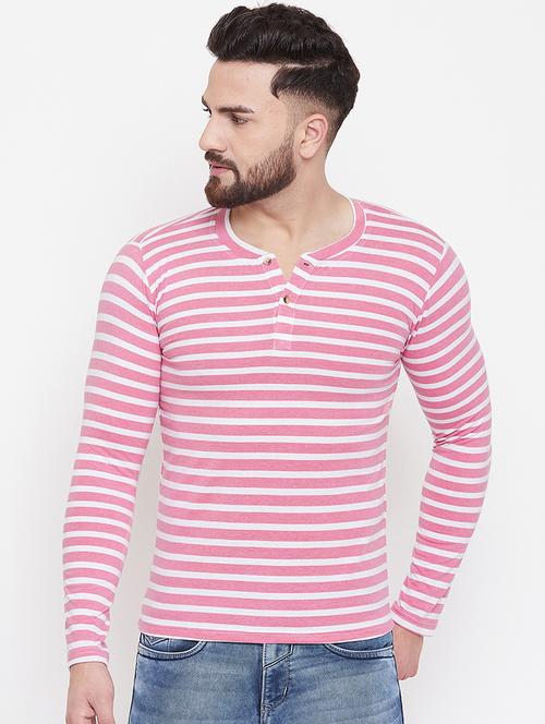 pink striped t-shirt - 16912097 - Very Small Image - 1