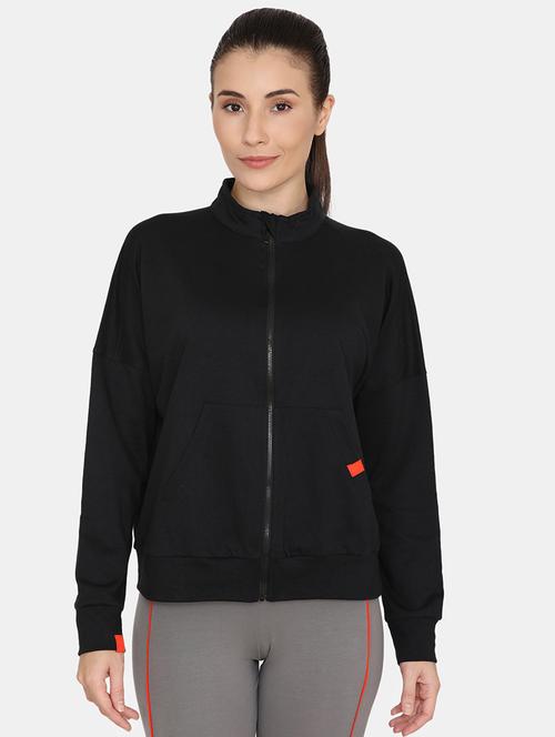 drop shoulder solid jacket - 16912483 - Very Small Image - 1