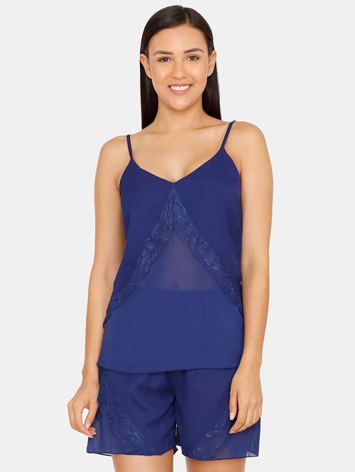 lace detail camisole with shorts set - 16913149 - Very Small Image - 1