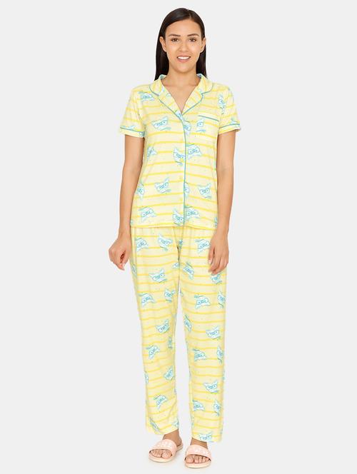 quirky shirt with pajama set - 16913155 - Very Small Image - 1