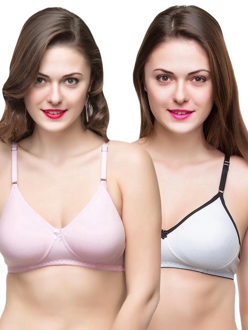 set of 2 bow patch t-shirt bra - 16913614 - Very Small Image - 1