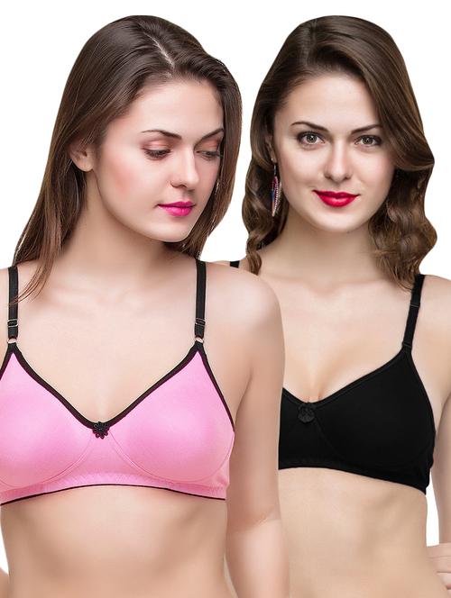 set of 2 bow patch t-shirt bra - 16913642 - Very Small Image - 1