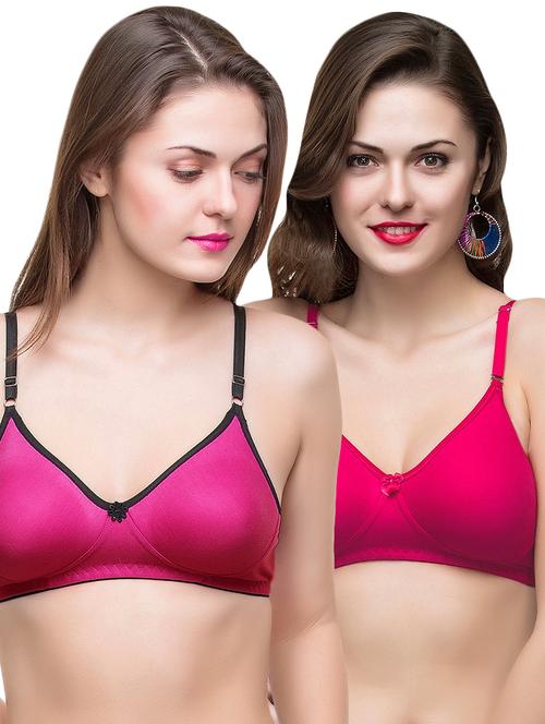 set of 2 bow patch t-shirt bra - 16913656 - Very Small Image - 1