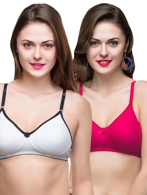 set of 2 bow patch t-shirt bra - 16913680 - Very Small Image - 1