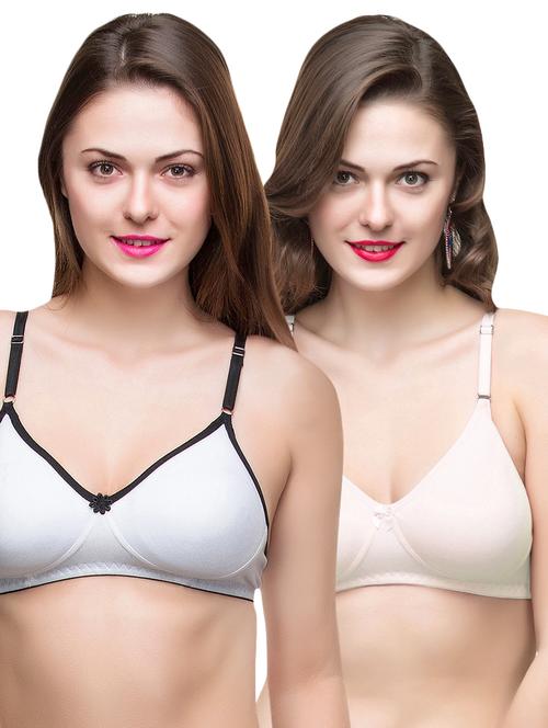 set of 2 bow patch t-shirt bra - 16913683 - Very Small Image - 1