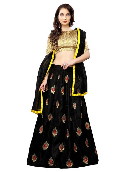 embroidered flared lehenga - 16913972 - Very Small Image - 1