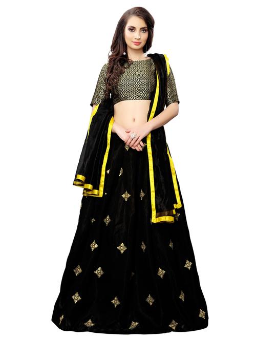 embroidered flared lehenga - 16913986 - Very Small Image - 1