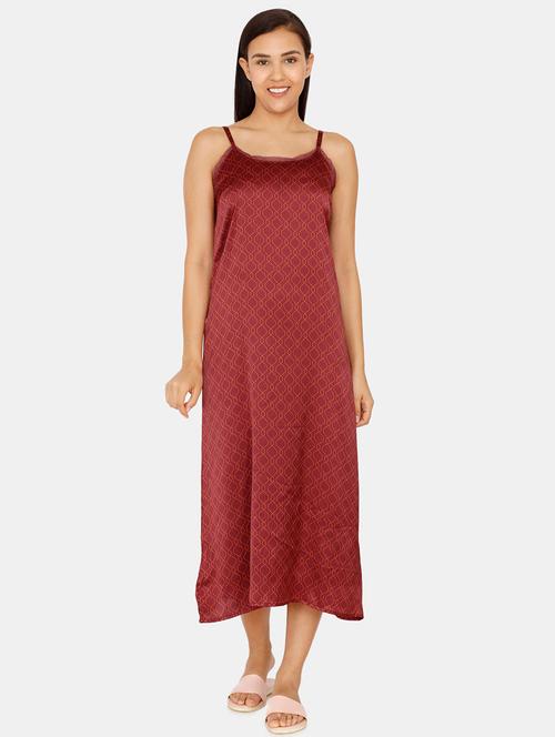 cami neck lace detail nighty - 16914068 - Very Small Image - 1