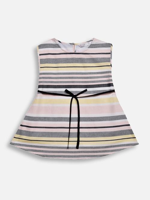 multi colored rayon frock - 16914139 - Very Small Image - 1