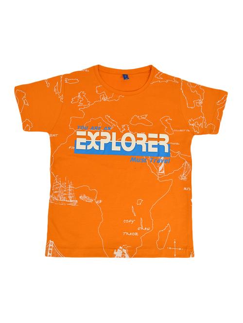 orange cotton tshirt - 16915554 - Very Small Image - 1