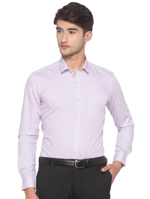 pink checkered formal shirt - 16915587 - Very Small Image - 1