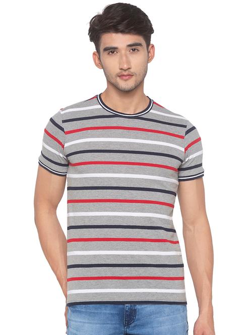 grey striped t-shirt - 16915676 - Very Small Image - 1