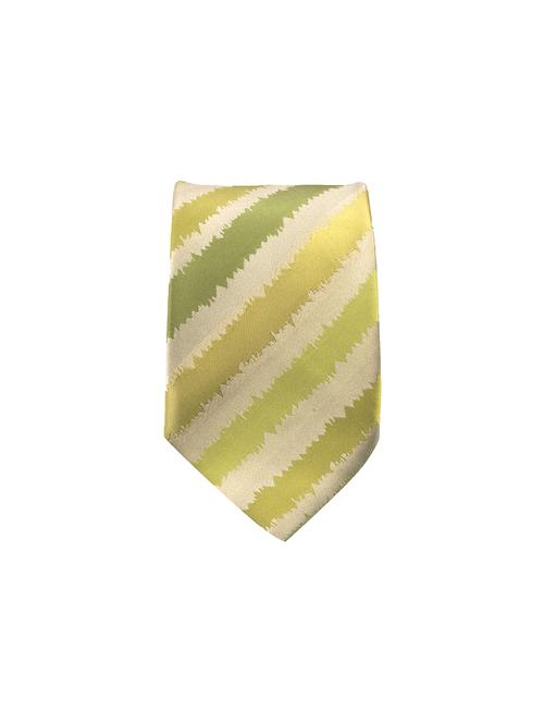 yellow and green micro fiber tie - 16916060 - Very Small Image - 1