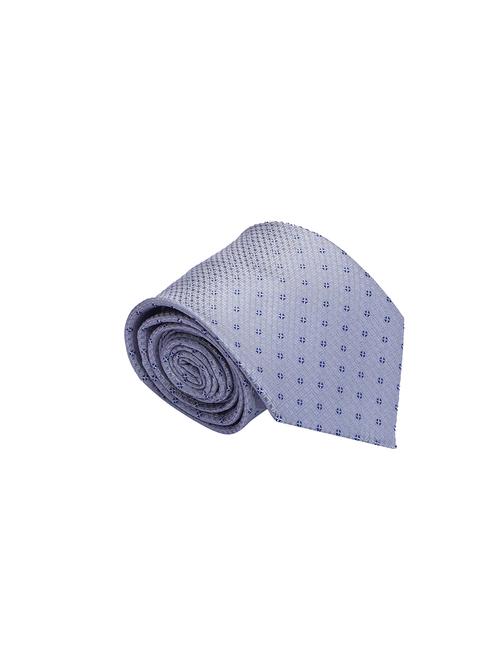 silver and blue micro fiber tie - 16916095 - Very Small Image - 1