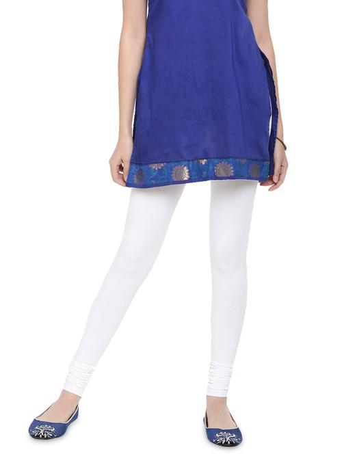 white cotton leggings - 16916665 - Very Small Image - 1