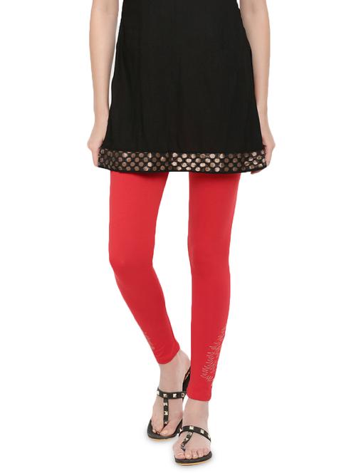 red cotton leggings - 16916687 - Very Small Image - 1