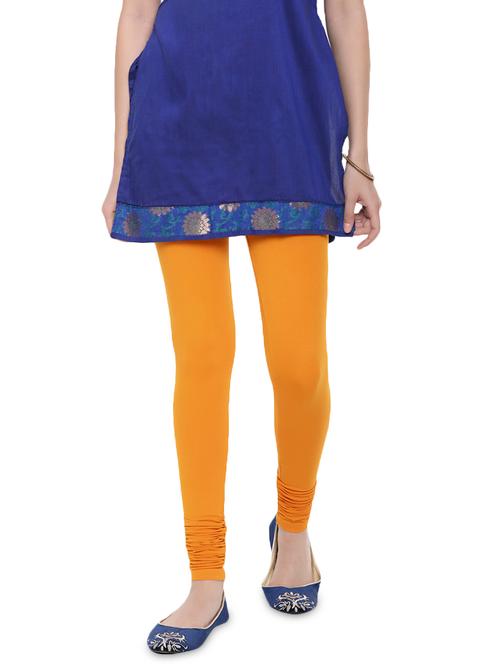 yellow cotton leggings - 16916692 - Very Small Image - 1
