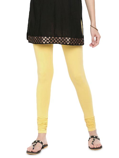 yellow cotton leggings - 16916738 - Very Small Image - 1