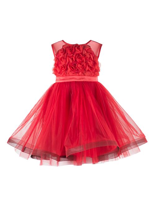 red net frock - 16917080 - Very Small Image - 1