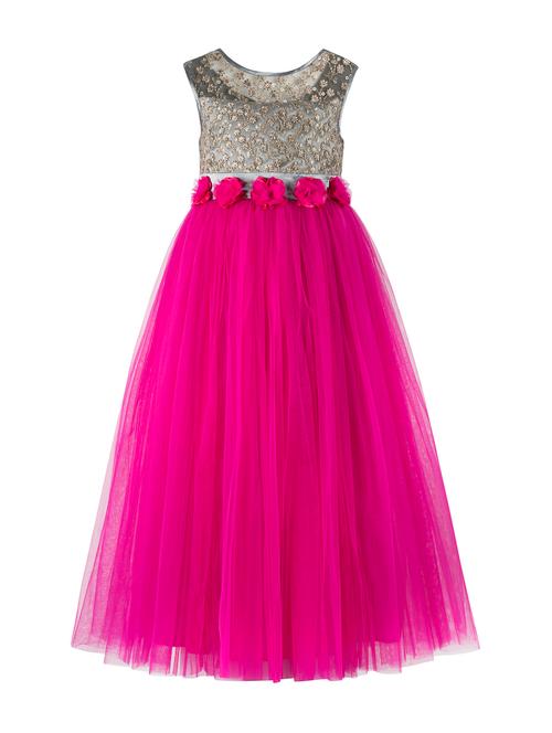 pink net frock - 16917087 - Very Small Image - 1
