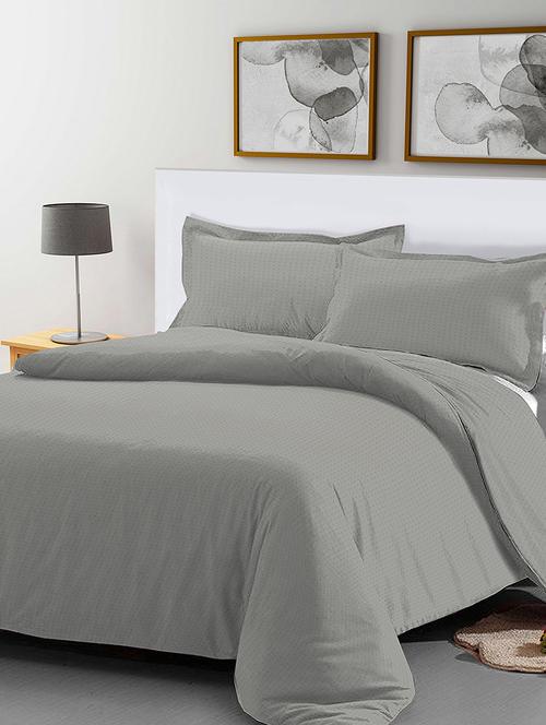 cotton double bed sheet with 2 pillow covers - 16917520 - Very Small Image - 1