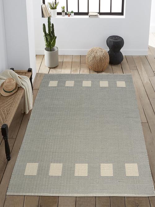 premium quality cotton multi purpose handloom made rugs - 16918407 - Very Small Image - 1
