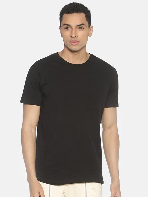black back printed t-shirt - 16919071 - Very Small Image - 1