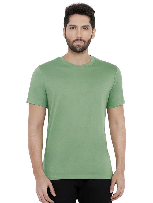 olive green solid t-shirt - 16919264 - Very Small Image - 1