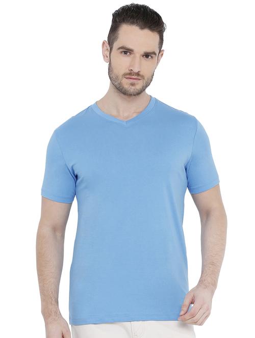 light blue solid t-shirt - 16919272 - Very Small Image - 1