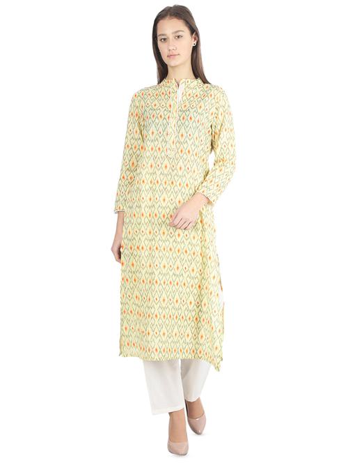 ikat kurta palazzo set - 16919679 - Very Small Image - 1