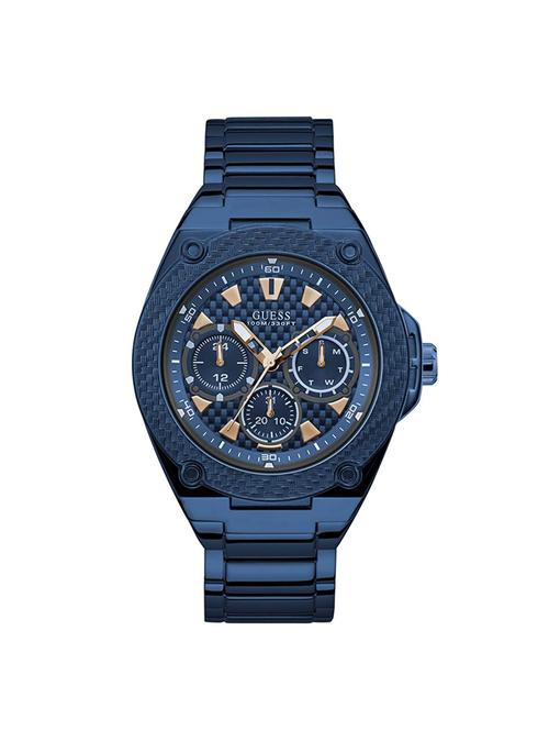 guess legacy blue gunmetal watch for men-w1305g4 - 16920338 - Very Small Image - 1