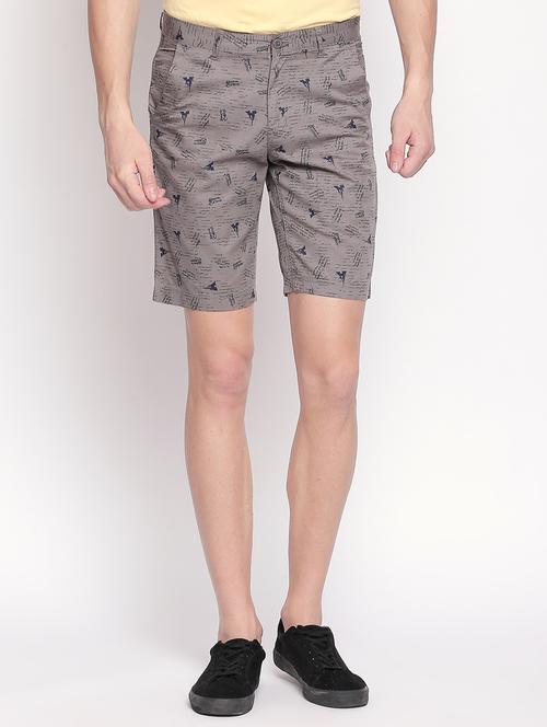 grey printed bermuda - 16920658 - Very Small Image - 1