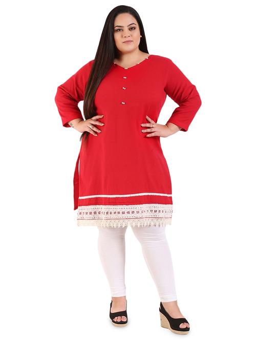 solid straight kurta - 16921511 - Very Small Image - 1