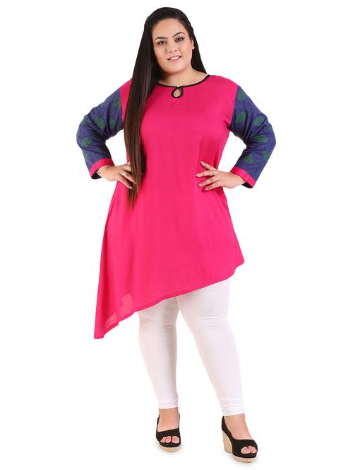 solid asymmetric kurta - 16921529 - Very Small Image - 1
